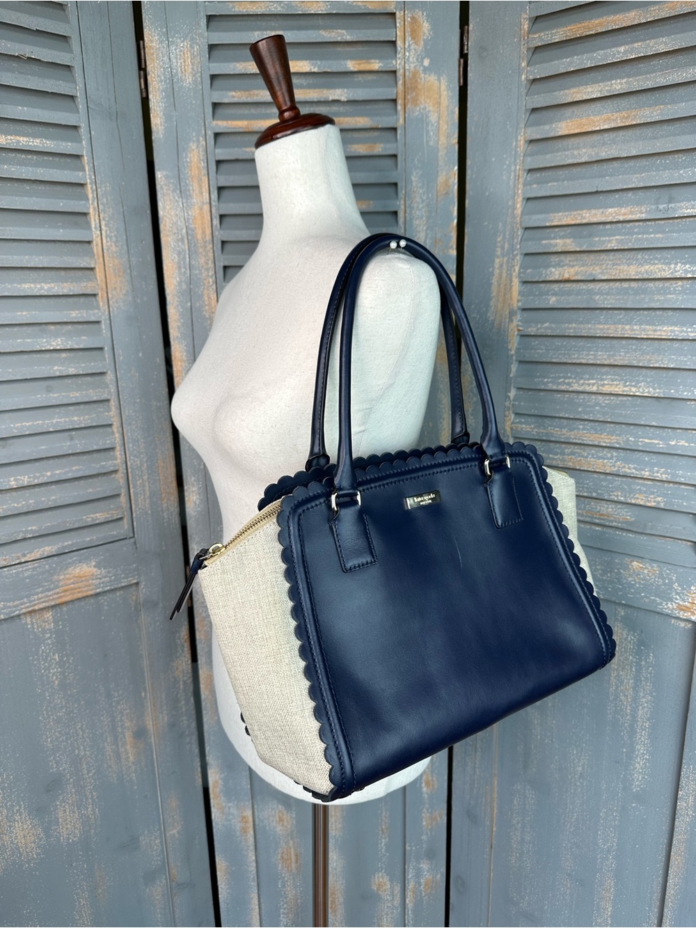 Kate Spade Lilac Road Marguerite Satchel Shoulder Bag Midnight - Picture 14 of 16